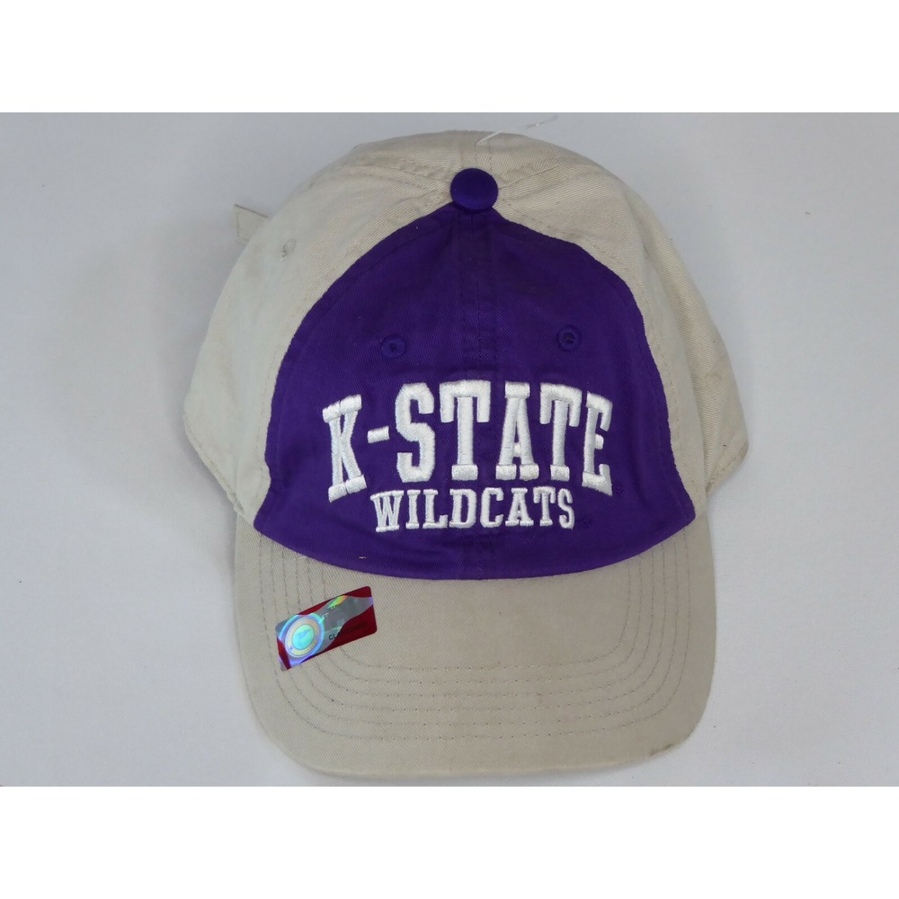 Kansas State Wildcats Purple & Tan Captivating Headgear Cap Hat Adjustable strap